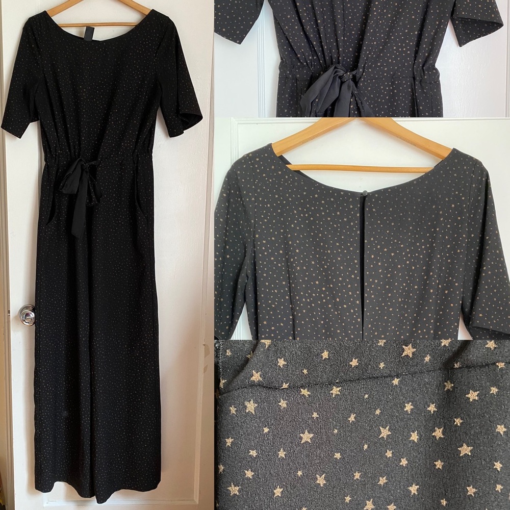Anthropologie Cosmos Jumpsuit Size L